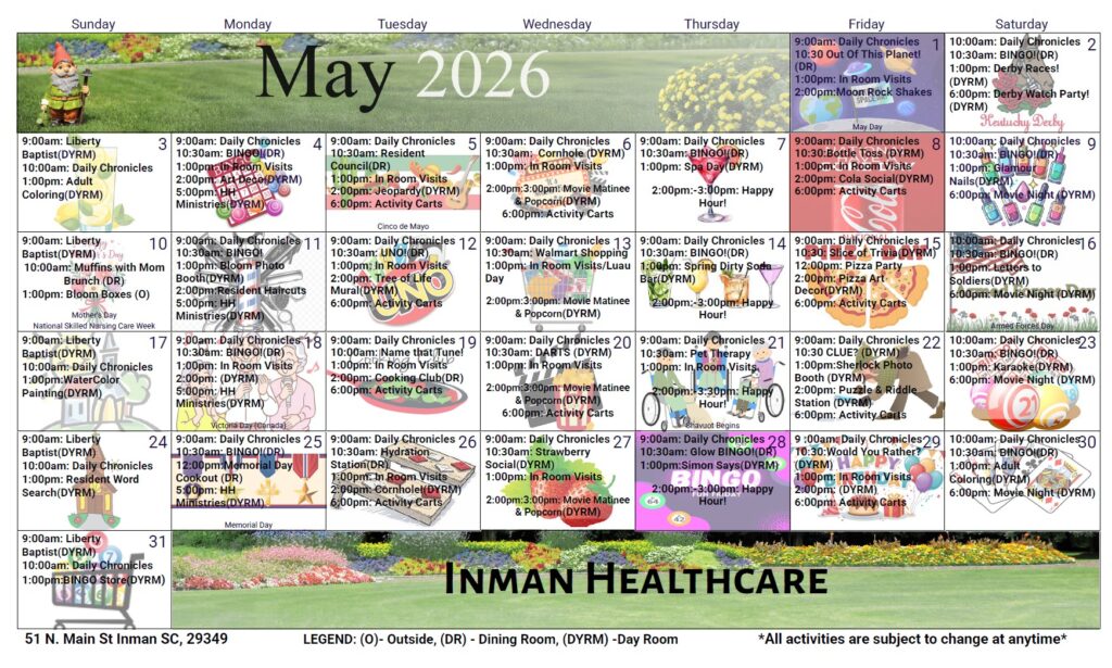 May 2026 Calendar